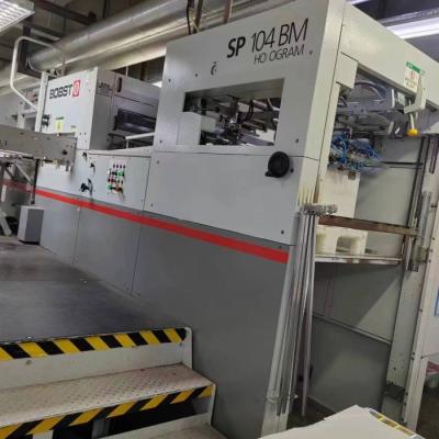 China BOBST AUTOPLATINE SP 104 BM H Automatic Die Cutting And Foil Stamping Machine With Hologram for sale