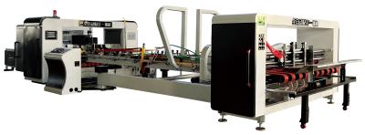 China Cartulina acanalada del cartón de la máquina de Gluer de la carpeta de la longitud 2600m m que hace la máquina en venta