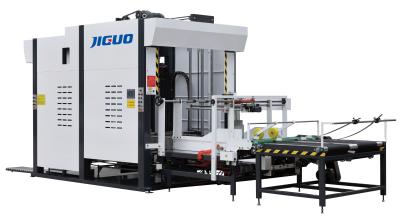China máquinas onduladas da caixa de 400x400mm que empilham a pilha Turner Carton Box Making Machine à venda