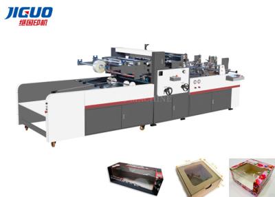 China JIGUO Window Patching Machine Carton E-Flute Automatic Folder Gluer Machine for sale