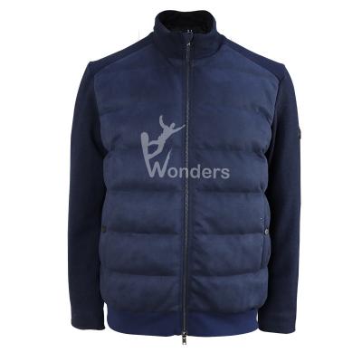 China Men's 96% polyester 4% spandex Wool Hybrid Jacket Long Sleeve for sale