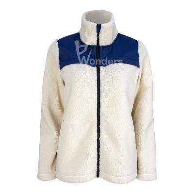 China Women's 100% Recycled Full Zip Fleece Jacket Outdoor Leisure Breathable Jacket for sale