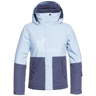 China La chaqueta con capucha de la nieve del bloque del embarcadero se divierte a los NIÑOS de Ski Jackets Girls en venta