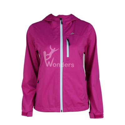 China Womens Lightweight Waterproof hooded Jacket For Travelling for sale