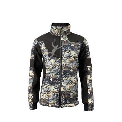 Chine Montagne Hunter Camo Hunting Jacket Soft Shell Hybrid Jacket Men imperméable à vendre