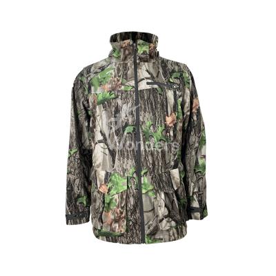 China Men's Camo Hunting Jacket Stand Collar Waterproof Winter Hunting Jacket for sale