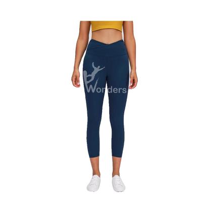 China Sportswear alto de levantamento anca de Capris da ioga das caneleiras do esporte da cintura das mulheres à venda
