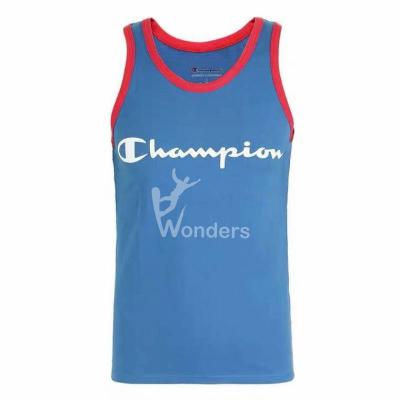 China Men's Breathable Gym T Shirts Classic Cotton Tank Jersey Sports TOP for sale