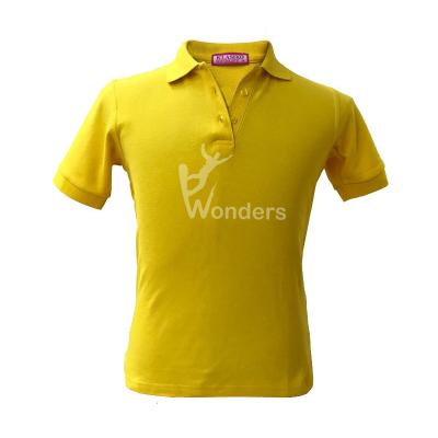 China Da luva ocasional do ajuste magro do verão dos homens amarelos da camisa do polo T o 0EM curto à venda