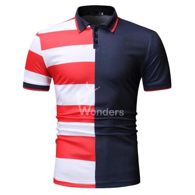 China Camisas respiráveis de Polo Shirts Short Sleeve Summer T do algodão dos homens à venda