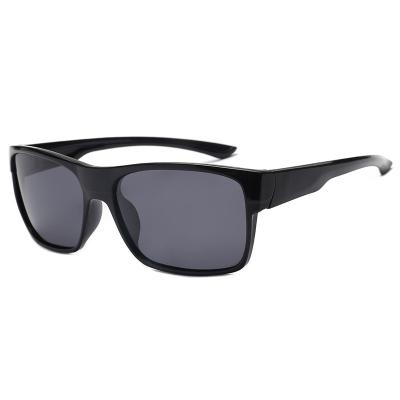 China Square Cycling 144MM Sports Sunglasses Classic Black Lens Anti Glare for sale