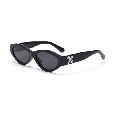 China Little Cat Eyes PC Sunglasses UV400 141MM Trendy For Women 2021 for sale