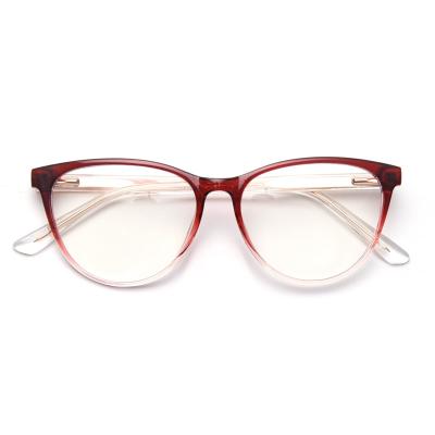 China BSCI Round Optical Eyeglasses TR90 Frames Glasses Plain Lens for sale