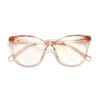 China Exquisite TR Frames Glasses Optical Eyewear Anti Blue Light Optical Lens for sale