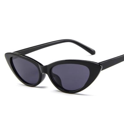 China BSCI Small Frames Black Cat Eye Sunglasses Promotion Sunglasses With Logo for sale