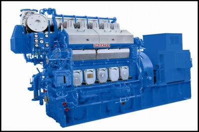 China 500-5000kw Middle Speed 500 / 600 / 750 rpm Generator Set , Diesel Generating Set CCS NK BV Approved for sale
