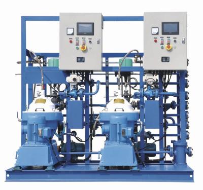 China Marine Power Plant Fuel Oil Purification System Horizontal Filter Separator for sale