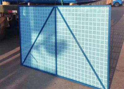 China La seguridad de acero del perímetro de la protección del andamio defiende la placa gruesa de 0.6m m reutilizable en venta