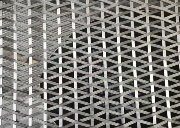 Quality SUS316 Crimped Decorative Metal Mesh Architectural Woven Wire Mesh for sale