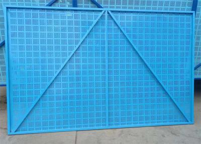 China Fireproof Punching Movable Perimeter Safety Screens For Building Site for sale