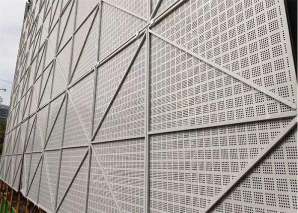 Quality Perforated Metal Safety Screens Construction Custom for sale