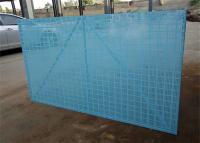 Quality Blue Steel Plated Construction Perimeter Safety Screens ISO9001 for sale