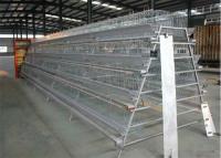 Quality Welded Layer Chicken Cage 128 Birds 4 Doors 4 Tier Chicken Cage Q235 For Poultry for sale