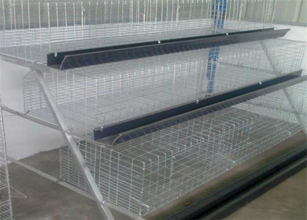 Quality Welded Layer Chicken Cage 128 Birds 4 Doors 4 Tier Chicken Cage Q235 For Poultry for sale