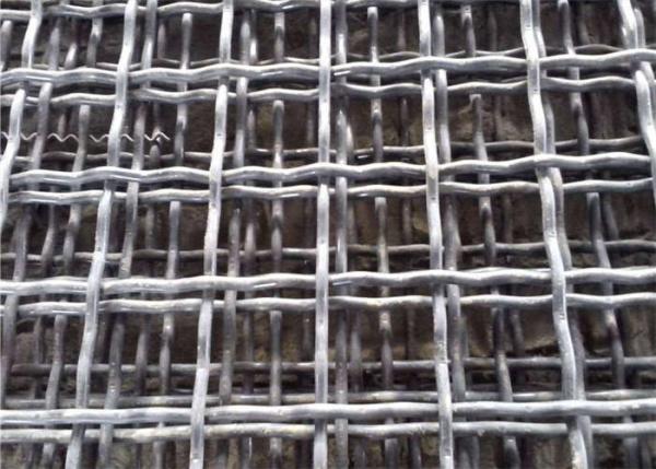 Quality Corrosion Resistant Metal Galvanized Crimped Wire Mesh 3mm For Mining Sieving for sale