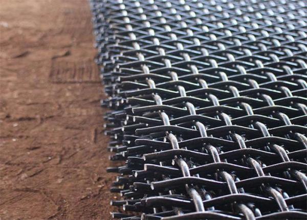 Quality 65Mn Steel Woven Crimped Wire Mesh Screen 1.2 M Wire Mesh for sale