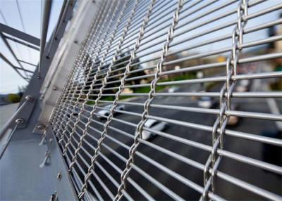 China SUS304 Crimped Stainless Steel Decorative Mesh SS Woven Wire Mesh For Buildings for sale