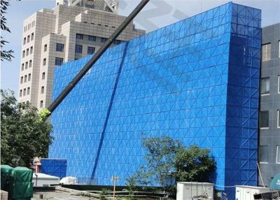 China La seguridad azul del perímetro defiende el acero de perforación del sistema del andamio que sube en venta