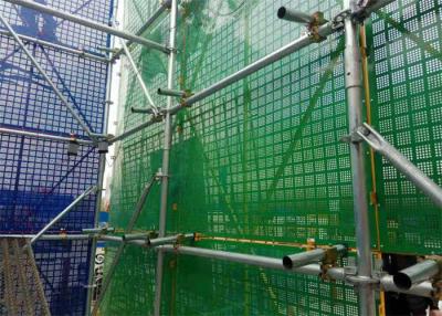 China Green Perforated Anti Falling Protective Safety Screens Self Climbing Construction for sale