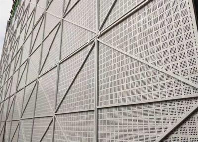 China Movable And Liftable High Rise Safety Screens Perforated 0.8mm Plate Thick for sale