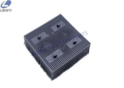 China Morgan Auto Cutter Parts Bristle Block 100x100x42mm Nylon Material Black Color for sale