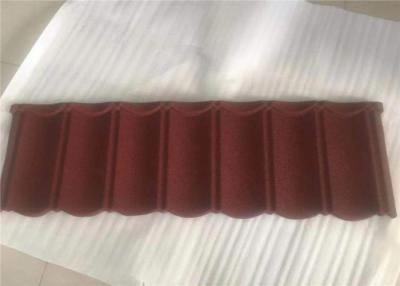 China Building material colorful stone coated steel roof tiles / steel roofing tile sheet for sale