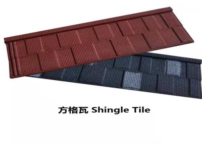 China Building material colorful stone coated steel roof tiles / steel roofing tile sheet for sale