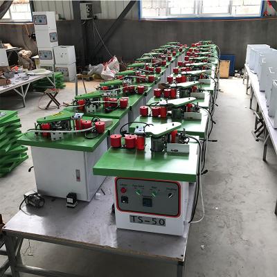 China Dubbelzijdige zelfklevende handmatige kantenverlijmer Machine Multiplex Kantenverlijmer Te koop