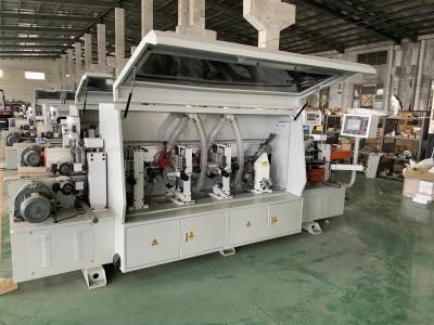 China Thickness 10-60mm Plywood Edge Banding Machine PLC Touch Screen Control for sale