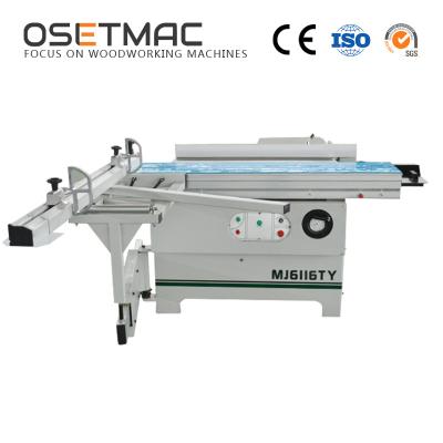 China High Precision Woodwork Sliding Table Saw Furniture Making Machine MJ6116TY for sale