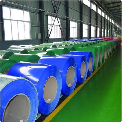 China La bobina de acero galvanizada prepintada PPGI de ASTM Dx51D caliente - color sumergido cubrió la anchura del grueso 1500m m de 5m m en venta