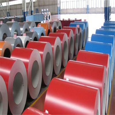 China ASME Dx52D prepintó la bobina de acero galvanizada PPGI caliente - el color sumergido cubrió la anchura del grueso 1200m m de 0.4m m en venta