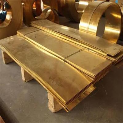 China C21000 Polished Brass Sheet Yellow 0.1-30mm Thickness Astm Standard Customized Size for sale