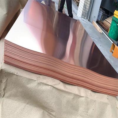 China Tu1 Tu2 Copper Plate Sheet 0.5mm 0.6mm Thickness 10-1220mm Width Astm Standard à venda