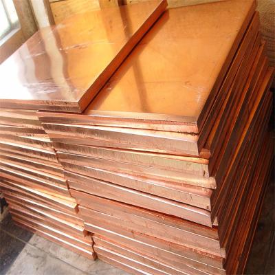 China Tp1 Copper Plate Sheet 0.7mm 0.8mm Thickness Red Gb/T 5231-2001 99.5% for sale