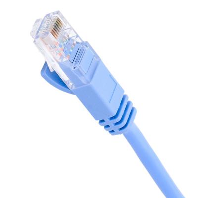 China Copper 24AWG Patch Cord Cat 5e , BC7/0.2 PVC Jacket UTP Cat5e Patch Cable for sale