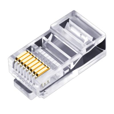 China Practical Ethernet UTP Cable RJ45 Connector For Cat5e Cat6 Cat6a for sale