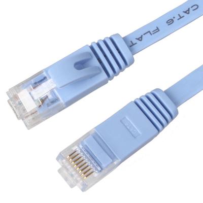 China Flat Cat8 Cat7 Cat6 Patch Cord 1Gbps Solid High Speed For Computer for sale