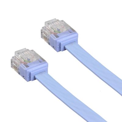 China RJ45 Ethernet Cat5e Flat Cable HDPE BC For Instrumentation Stranded for sale