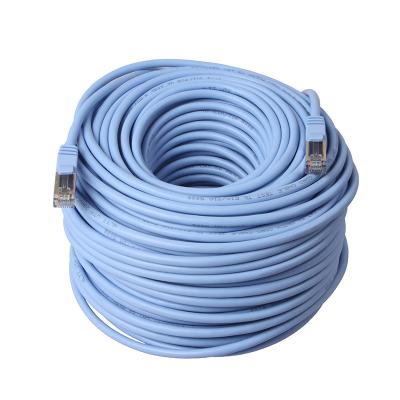 China Indoor Ethernet Cat5e Patch Cord 100m FTP STP PVC Jacket with RJ45 Connector for sale